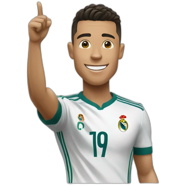 Ronaldo célébration  emoji