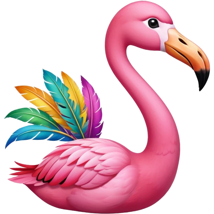  Snake flamingo emoji