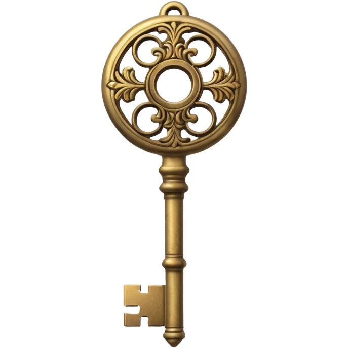 vintage key emoji