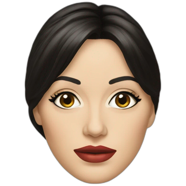 monica belucci hyperrealistic emoji