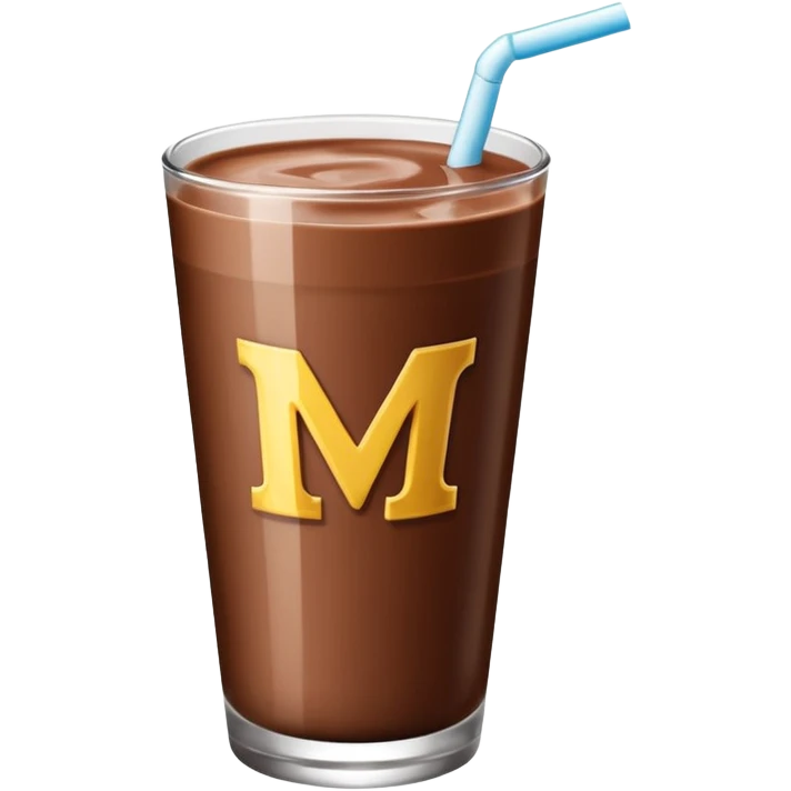Chocolate Milk with Big M emoji
