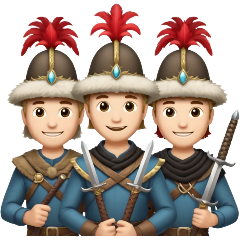 3 musketeers emoji