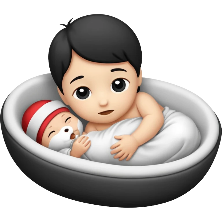Newborn B&W emoji