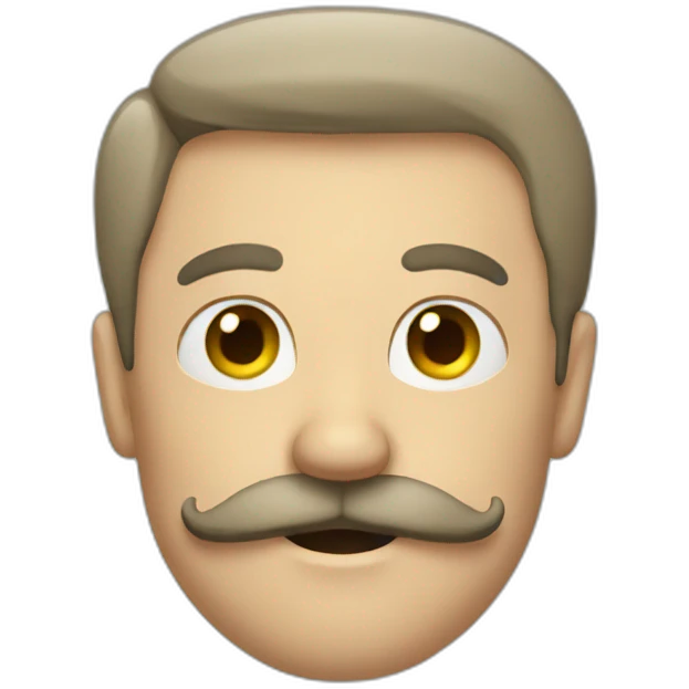 A man with moustache  emoji