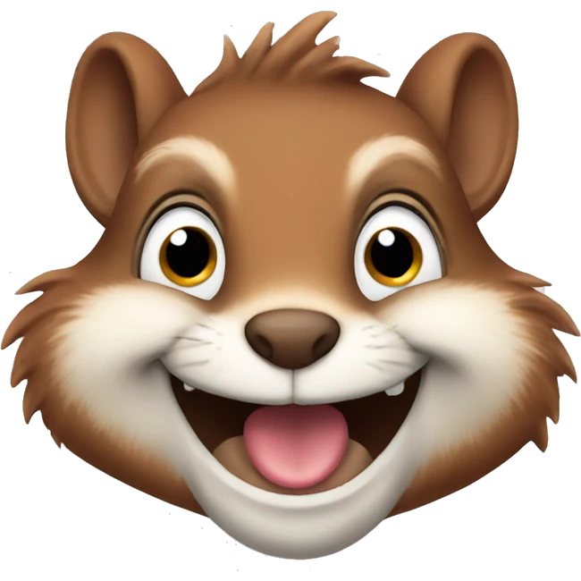 happy  squirrel emoji