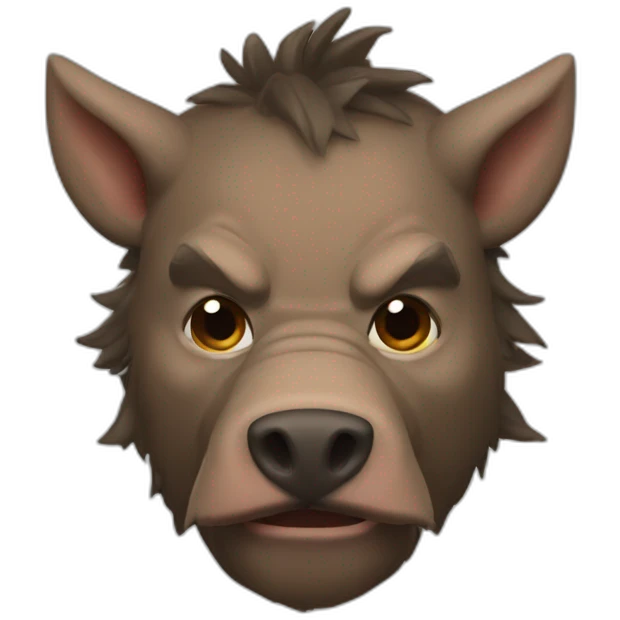 Boar-man emoji