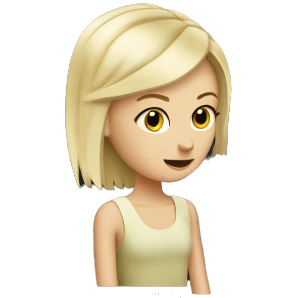  skinny slavic blonde girl playing piano emoji