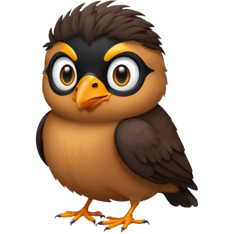 A cute common myna bird cute emoji emoji