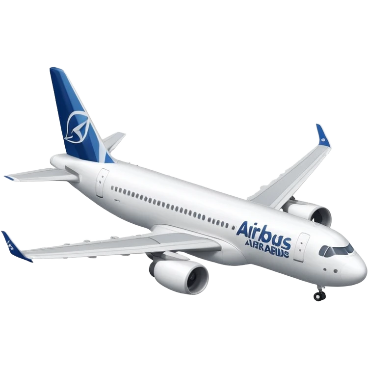Airbus A320 of Airbus company emoji