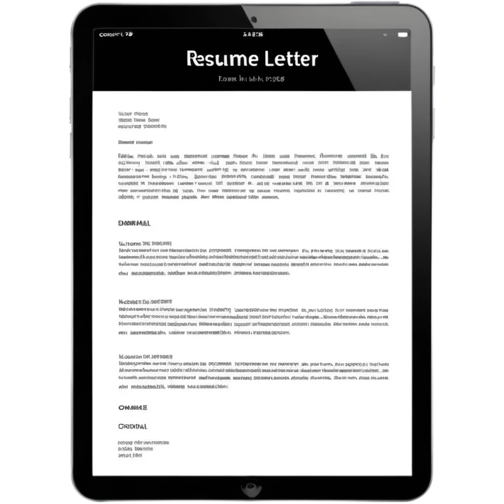 resume letter emoji