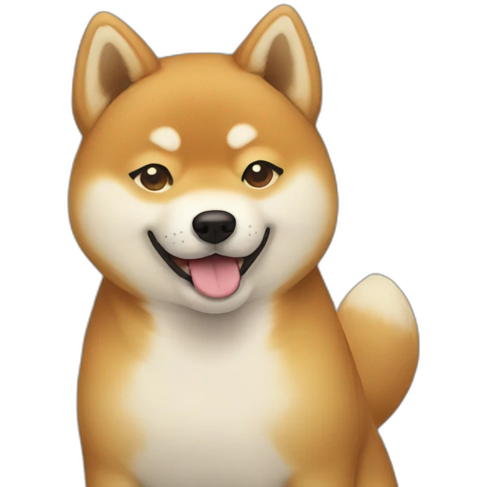 Awkward shiba inh emoji