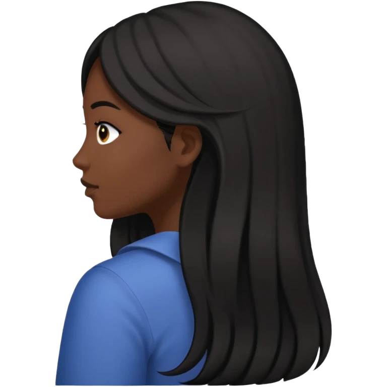 dark beauty looking back emoji