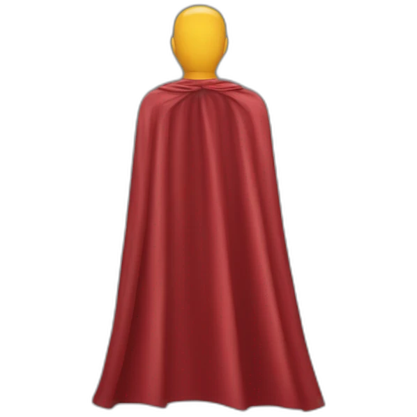superhero cape emoji