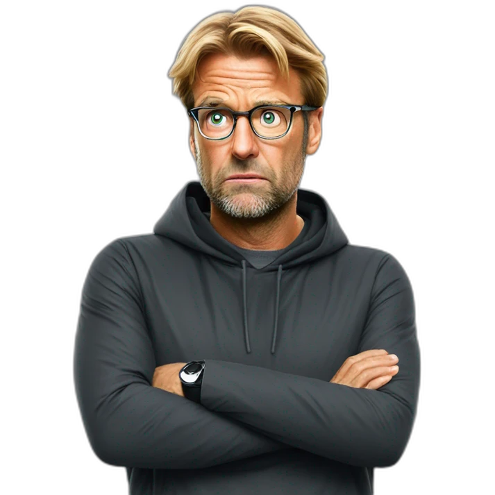 Klopp scared emoji