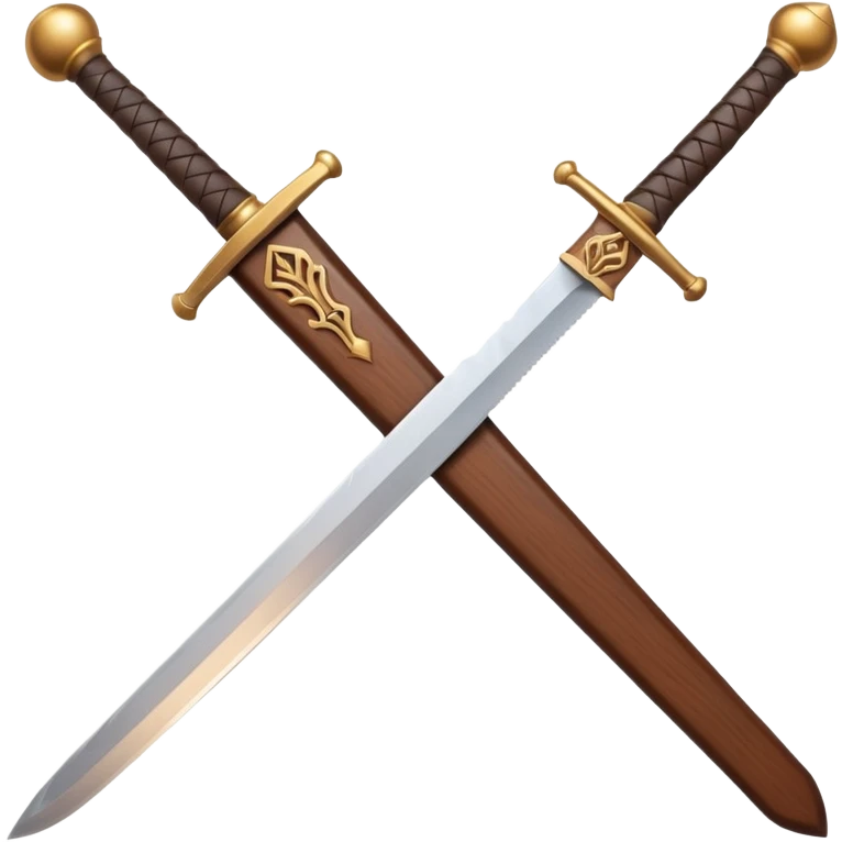 wooden training sword emoji