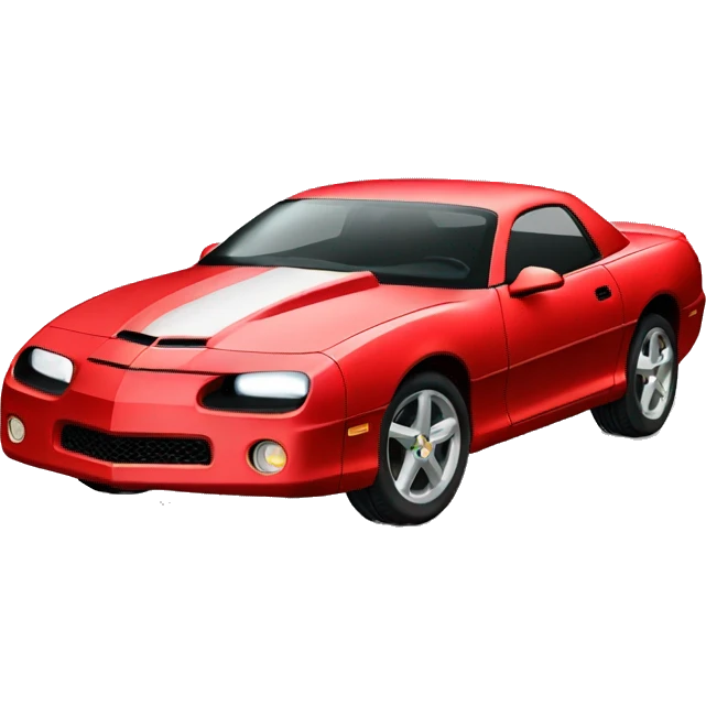 red 1998 camaro  emoji