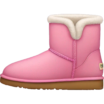 Pink uggs emoji