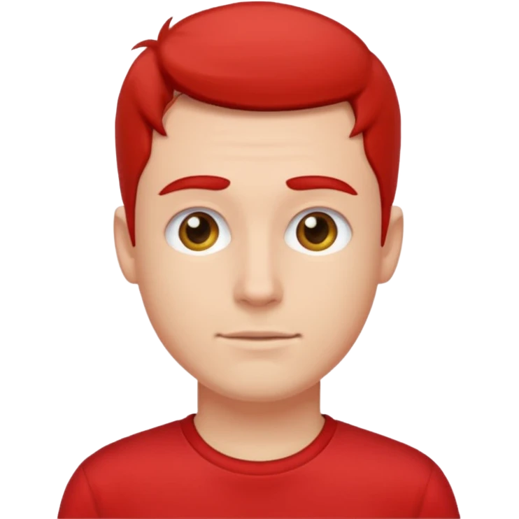 red t-shirt  men  emoji