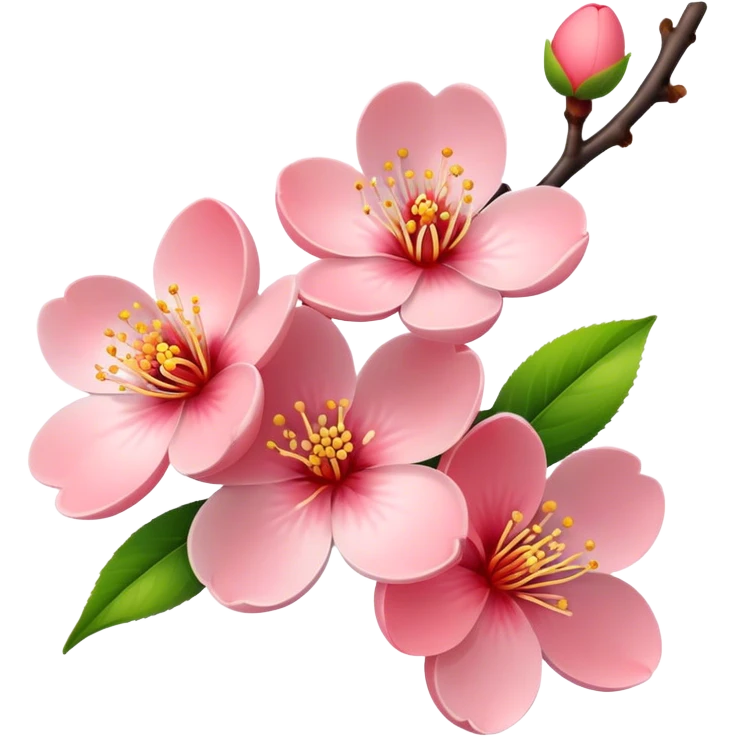 peach blossom  emoji