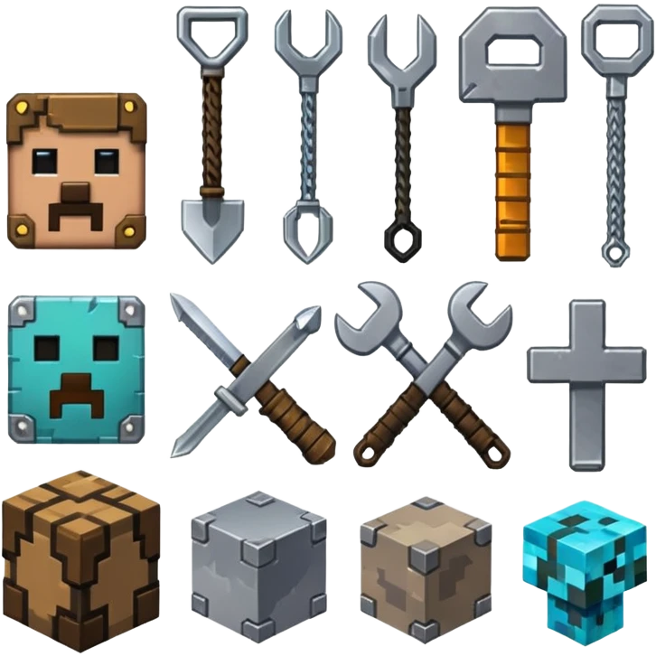 minecraft tools emoji