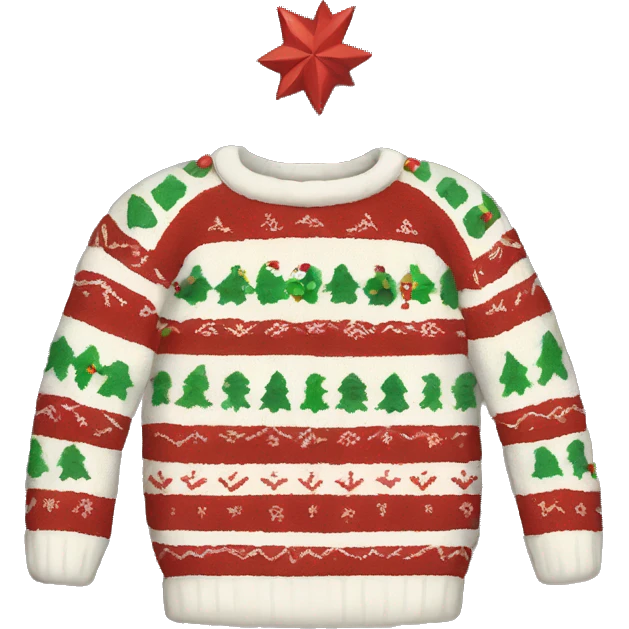 Christmas sweater  emoji