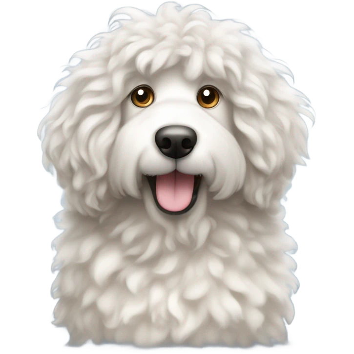 Sheep dog doodle mix emoji