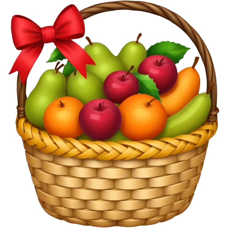 Christmas basket emoji
