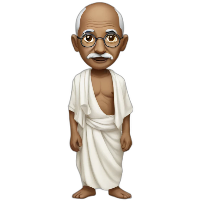 gandhi emoji