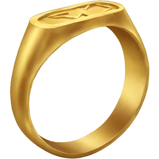 Texas gold ring  emoji