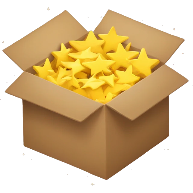box with stars emoji