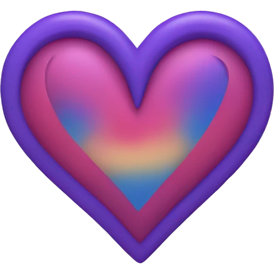 Bisexual heart emoji