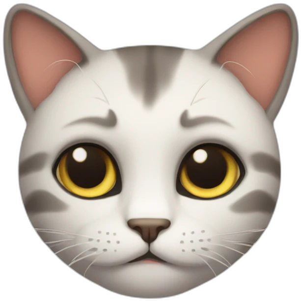 Lazy cat emoji