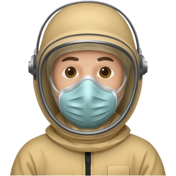 Forensic man with mask emoji