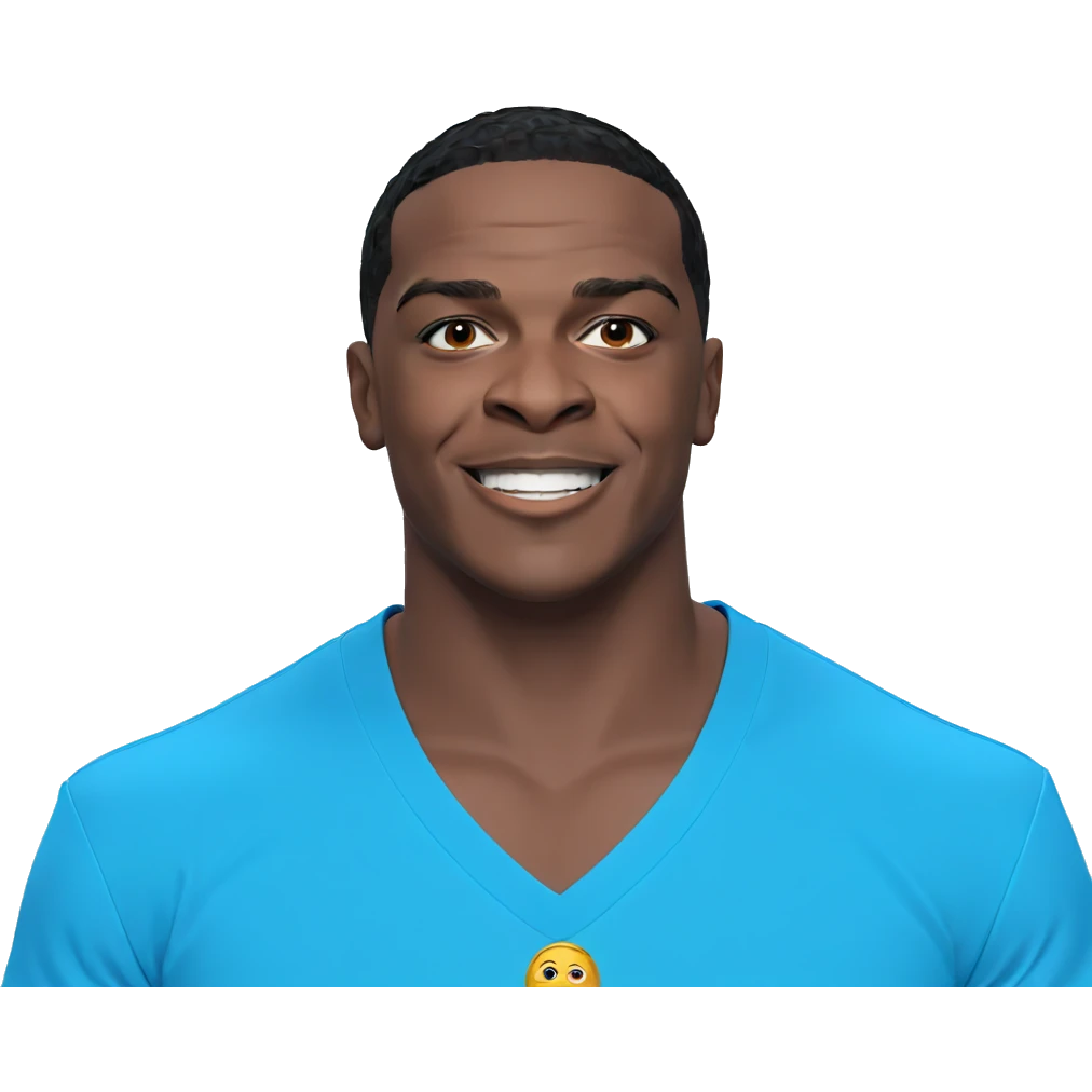 smiling boy in blue shirt emoji