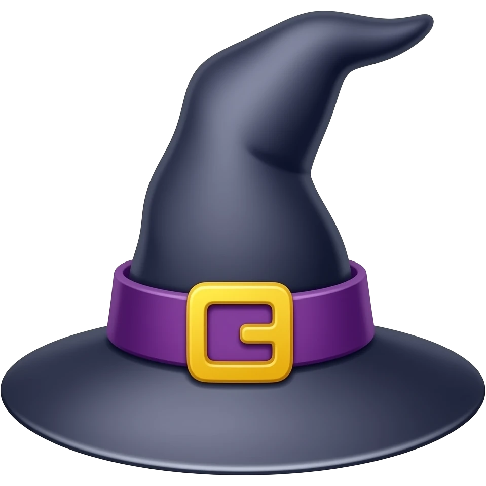 witch hat emoji