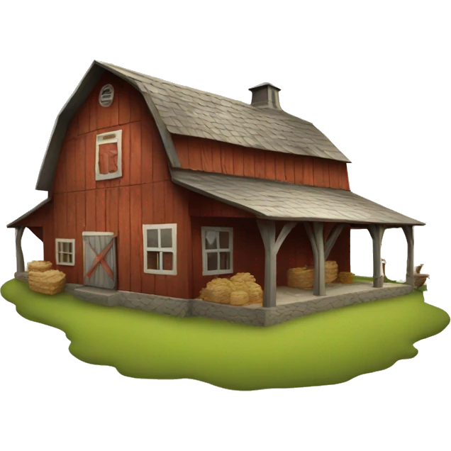 rustic farm house emoji