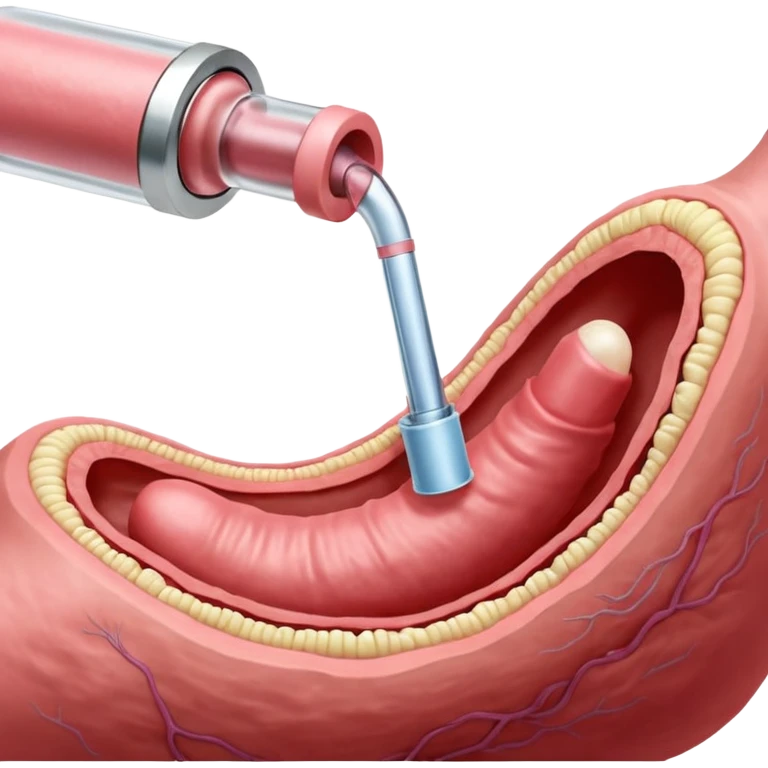 Un primer plano extremo, microscópico, de la unión sexual. Detalles anatómicos explícitos. Un pene erecto, con venas prominentes y la glande rosada, penetrando una vagina. Los labios mayores y menores de la vagina son visibles, estirados alrededor del eje del pene. emoji