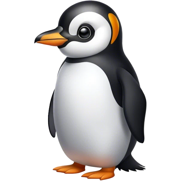 Cool penguin emoji
