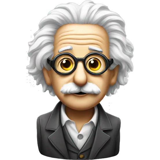 einstein with goggles emoji
