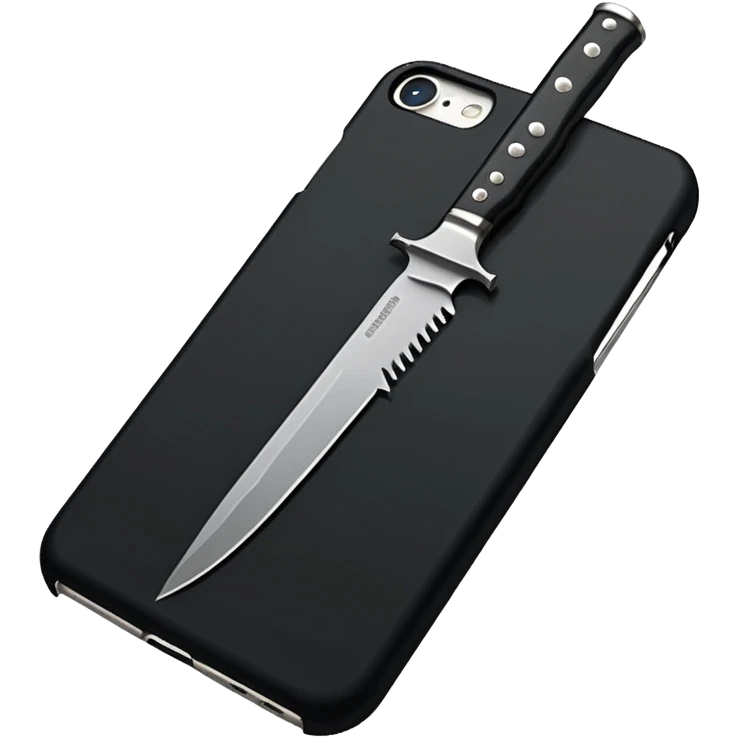 чехол для Iphone knife emoji