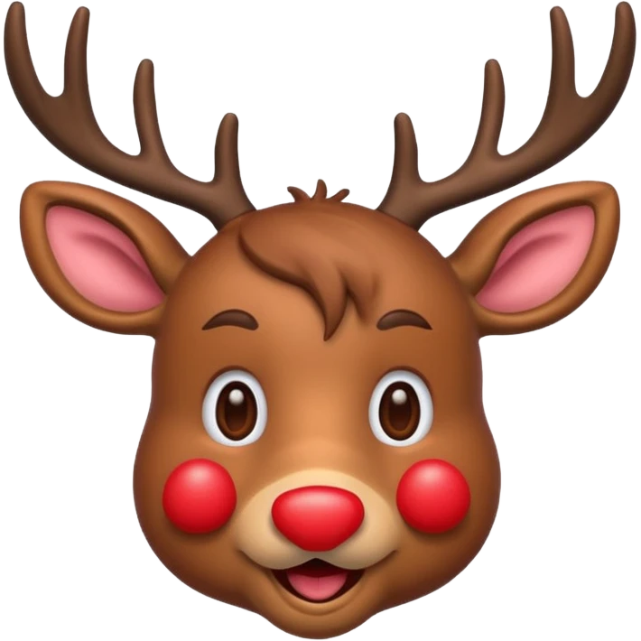 Christmas emoji deer emoji