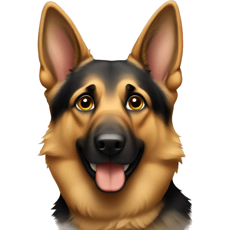 German shepherd  emoji