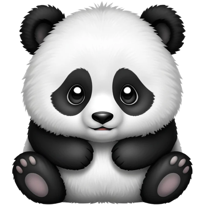Cute panda bear emoji