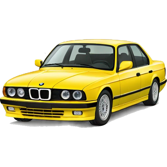 yellow bmw e34 emoji
