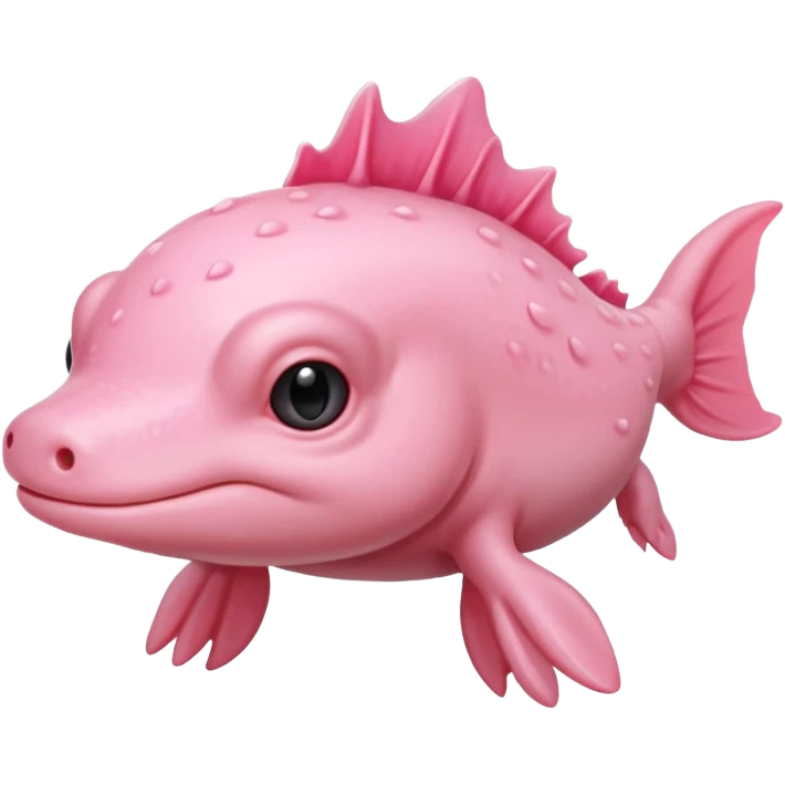 cute mexican pink axolotl emoji
