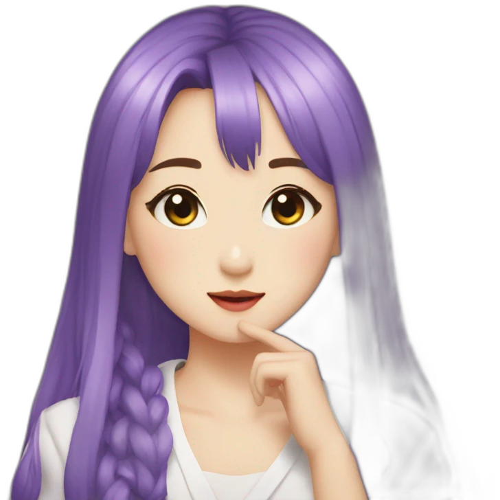 shuhua of (g)i-dle music group emoji