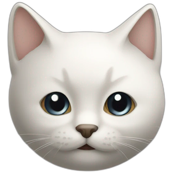 Chat qui tourne la tête emoji