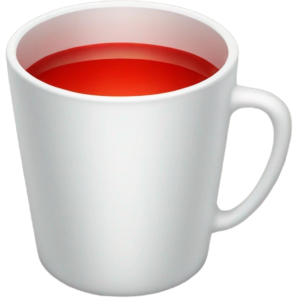 Cup with red liquid emoji