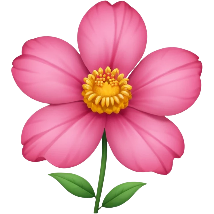 Flor rosada emoji