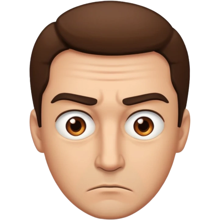 Eyes annoyed brown masc  emoji